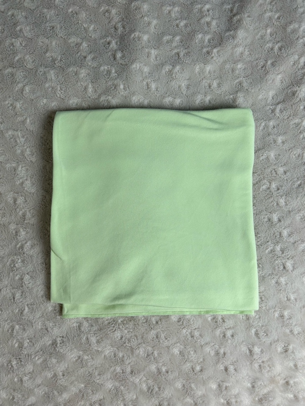 Modern Baby Solid Light Green Baby Swaddle Blanket Thin Stretchy